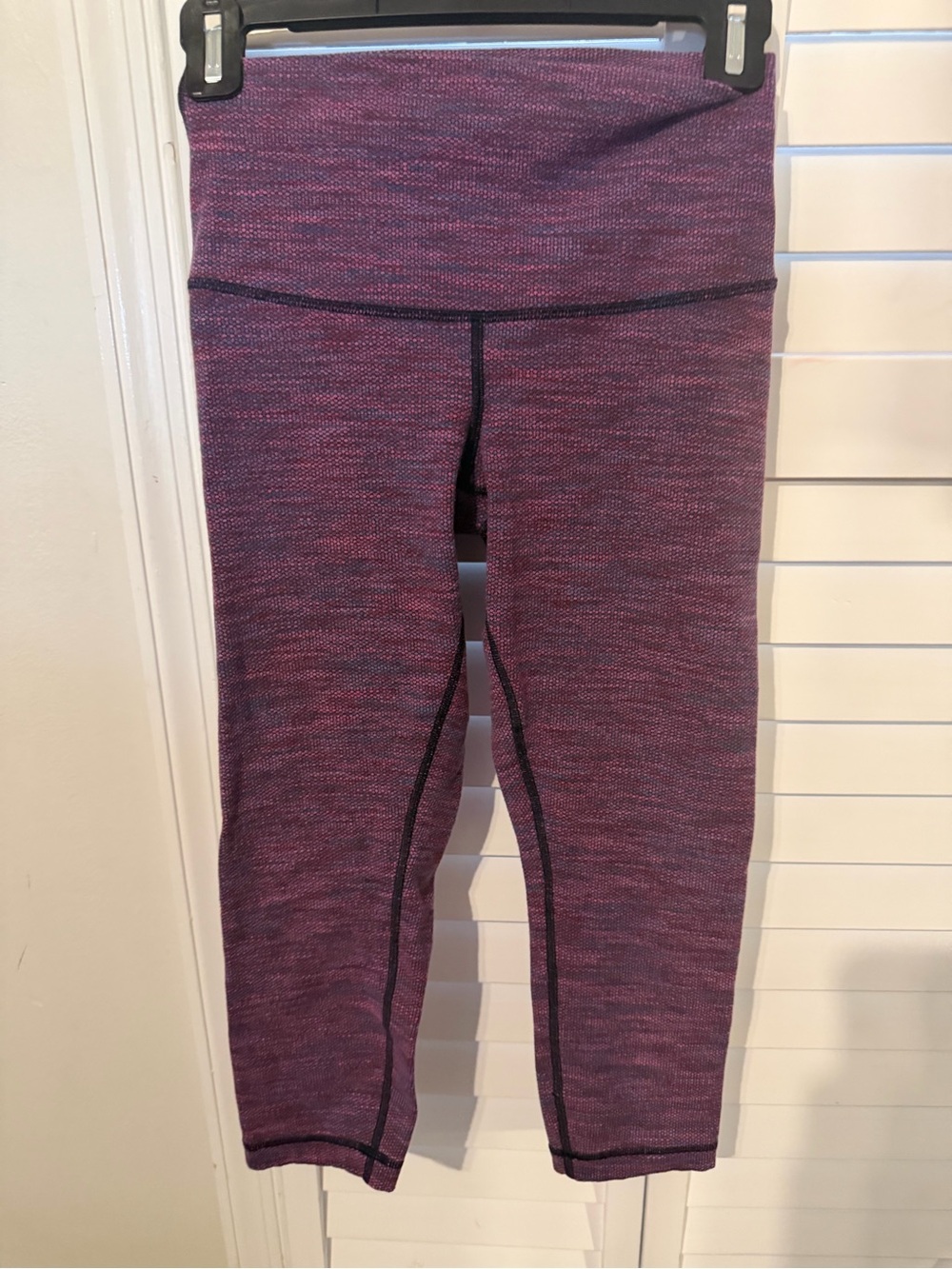 Kids Purple Active Capri Leggings